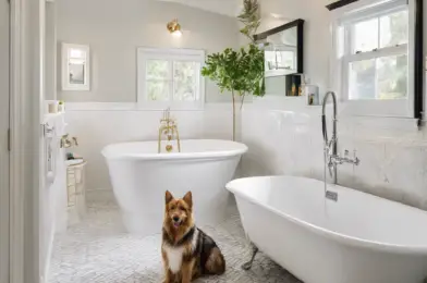 Renovating Your Bathroom to Include Pet Bathing Features