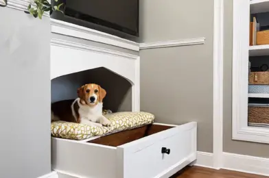 Creating a Cozy Corner: Building a Built-In Dog Bed