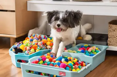 Innovative Storage Solutions for Dog Toys and Supplies