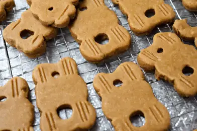 5-Ingredient Peanut Butter Dog Biscuits