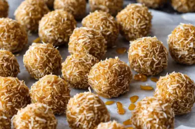 No-Bake Coconut and Honey Dog Balls