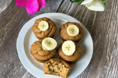 Peanut Butter and Banana ‘Pupcakes’